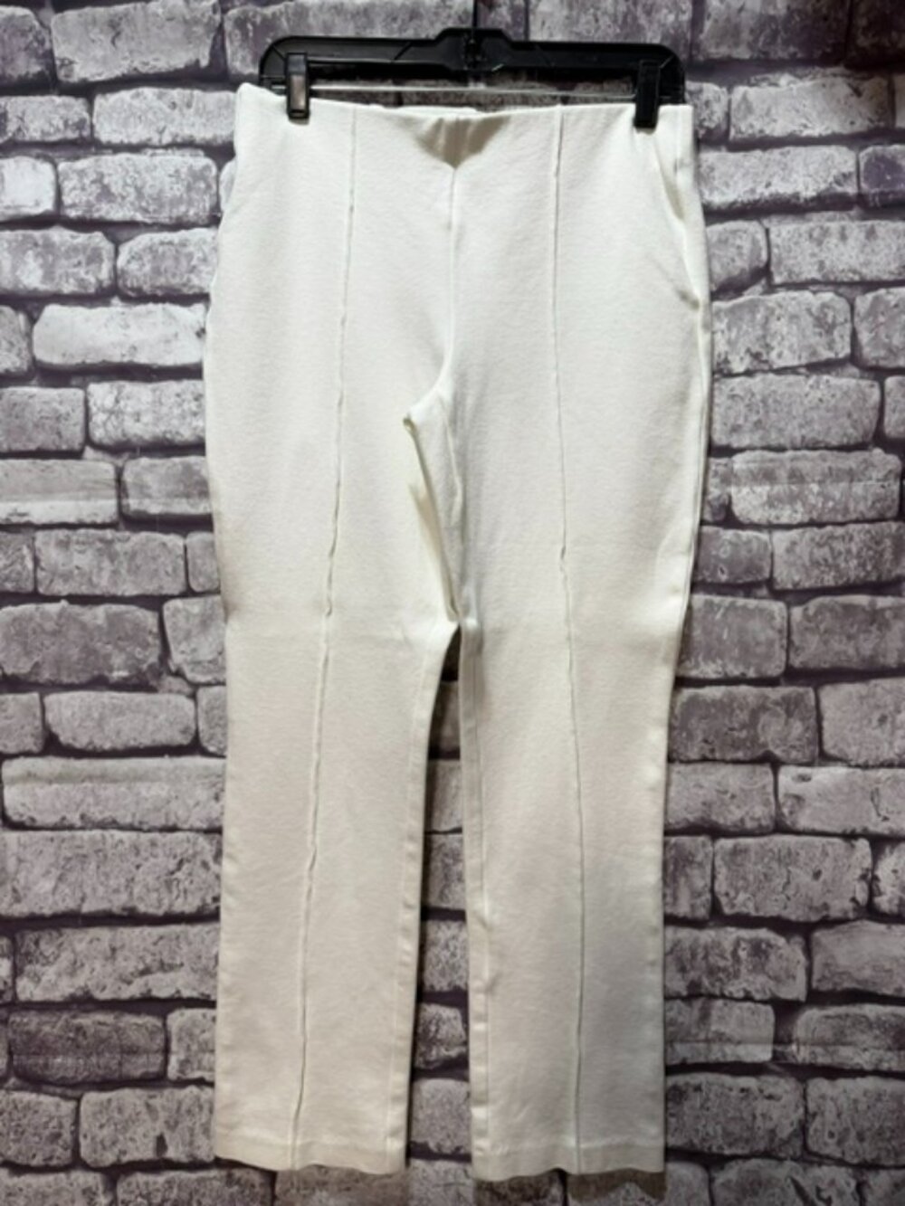 Chico's White Pull On Dress Pants Size S/6